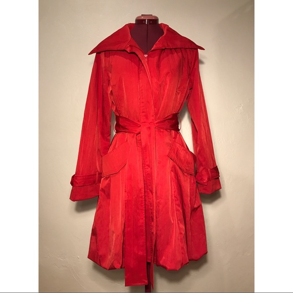 Papillon Blanc Jackets & Blazers - Papillon Red Coat